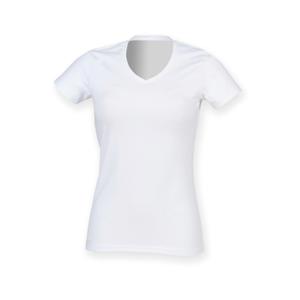 sk122-white-t-shirt-med-v-ringning-for-kvinnor-skinni-fit-feel-good-vit
