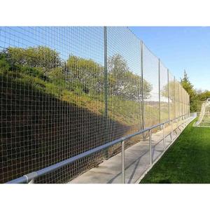 0509009-metallisk-stolpe-for-skyddsnat-utan-forankring-softee-equipment-vit-tu