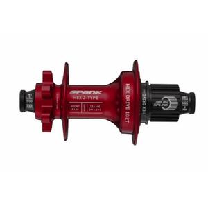 sp-hub-0017-red-bakre-nav-spank-hex-j-type-boost-r148-xd-hub-rod-148x12-mm