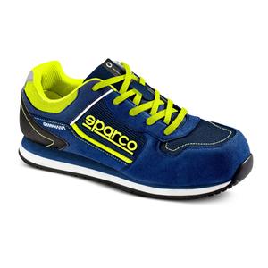 gymkhana-dani-bmgf-skyddsskor-sparco-gymkhana-dani-s1p-src-marinbla-fluorescerande-gul