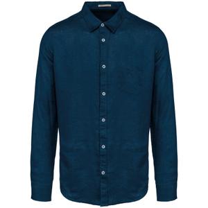 sp504-peacockblue-skjorta-i-linne-spasso-pafagelbla