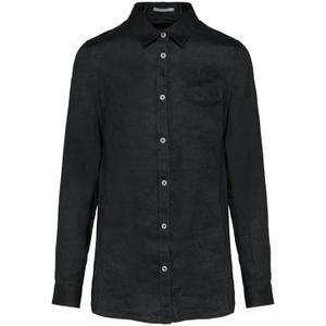 sp505-black-linne-skjorta-for-kvinnor-spasso-svart