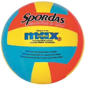 m574320-volleyboll-for-barn-spordas-max-super-soft-touch-rod-bla-gul-storlek-5