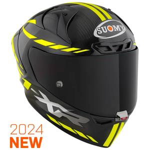 k6sx0007-helhjalm-for-motorcykel-suomy-s1-xr-gp-carbon-hypersonic-gul