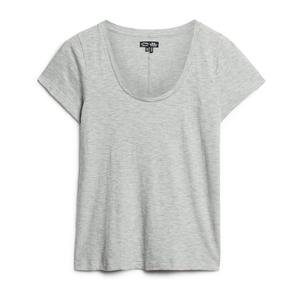 w1011381a-1wk-t-shirt-med-rund-halsringning-for-kvinnor-superdry-flackig-peppar-gra