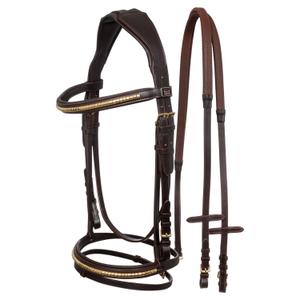 suh01030-darkbrown-anatomiska-ridgrimma-for-hastar-i-gummi-supreme-morkbrun