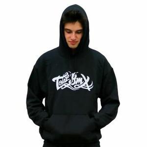 swtt100-sweatshirt-med-huva-total-bmx-logo-svart-vit