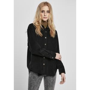 tb3755-00007-u-damskjorta-urban-classics-corduroy-oversized-grandes-tailles-svart