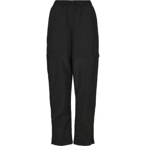 tb4079-00007-u-byxor-for-kvinnor-urban-classics-shiny-crinkle-nylon-zip-grandes-tailles-svart