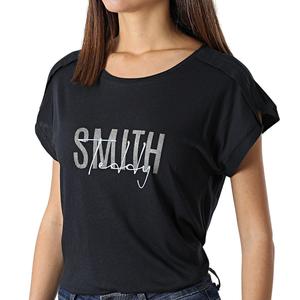 31015852d-351-t-shirt-for-kvinnor-teddy-smith-tabla-mork-marinbla