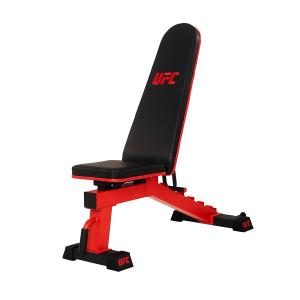 ufc-uhb-69843-viktbank-ufc-deluxe-svart-rod-133x51x131-cm