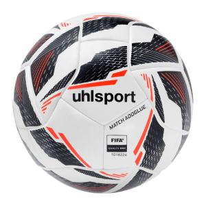 100176301-ballong-uhlsport-match-addglue-vit-navybla-fluorescerande-rod-storlek-5