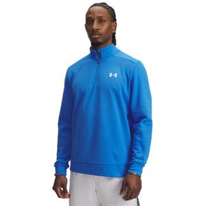 1373358-402-traningstroja-med-1-4-dragkedja-under-armour-fleece-blue-atlantis