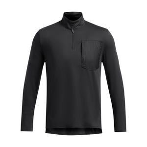 1383244-016-sweatshirt-med-1-4-dragkedja-under-armour-launch-anthracite-coyote