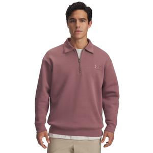 6004932-651-hoodie-med-hog-dragkedja-under-armour-icon-fleece-maroon-mist