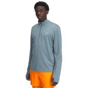 6005542-587-sweatshirt-med-1-4-dragkedja-under-armour-ua-launch-jasper-blue-black-reflective