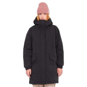 b1732408-blk-parkas-for-kvinnor-volcom-sleepi-puff-up-svart