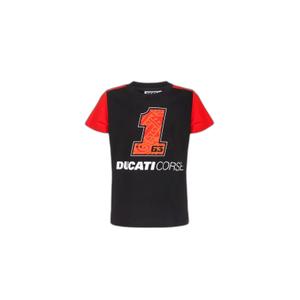 dbkts472504003-t-shirt-for-barn-vr46-ducati-bagnaia-svart