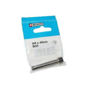 138408-hardvara-for-cyklar-weldtite-m8-x-45-mm-silver-m8-x-45-mm