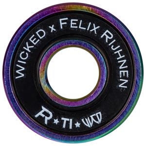 310109-rullager-wicked-felix-rijhnen-ii-x16-gold-rainbow-titanium-coated-tu