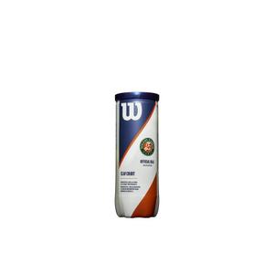 wrt125000-ror-med-3-tennisbollar-wilson-roland-garros-clay-ct-vit-bla-rod-tu