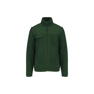 wk9105-forestgreen-fleece-med-dragkedja-och-avtagbara-armar-wk-designed-to-work-skogsgron